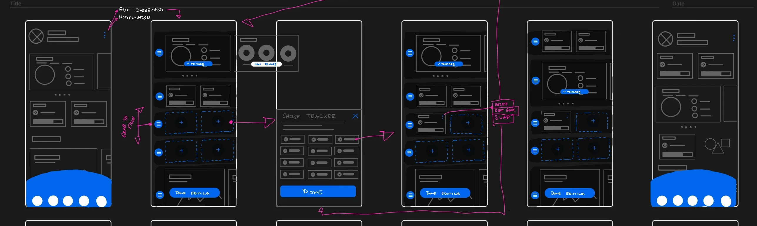 Edit mode concept — global edit mode via Today header